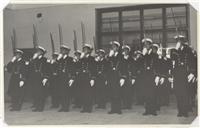 Visita do Presidente da República, Almirante Américo Deus Rodrigues Thomaz (Américo Deus Rodrigues Tomás) à Escola Naval.
