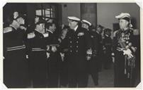 Visita do Presidente da República, Almirante Américo Deus Rodrigues Thomaz (Américo Deus Rodrigues Tomás) à Escola Naval.
