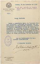 Ofício N.º 77/A, da Revista Militar, Coronel José Ribeiro da Costa