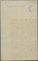 Ofício nº 4, da Nau “Vasco da Gama”, ao Marquês de Aguiar, referente às expedições para o Brasil.