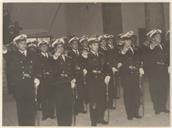 Visita do Presidente da República, Almirante Américo Deus Rodrigues Thomaz (Américo Deus Rodrigues Tomás) à Escola Naval.
