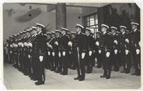 Visita do Presidente da República, Almirante Américo Deus Rodrigues Thomaz (Américo Deus Rodrigues Tomás) à Escola Naval.
