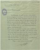 Carta de José Afonso Ribeiro ao Capitão do Porto de Quelimane, Manoel Maria Sarmento Rodrigues 