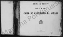 Registo de Matrícula das Praças de Pret. do Corpo de Marinheiros da Armada Real 1ª. Secção.