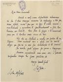 Carta de José Augusto de Sá Pilão a Manoel Maria Sarmento Rodrigues 