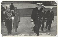 Visita do Presidente da República, Almirante Américo Deus Rodrigues Thomaz (Américo Deus Rodrigues Tomás) à Escola Naval.
