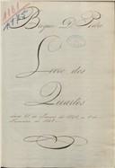 Livro de Registo de Quartos 