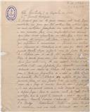 Carta de José ao Capitão do Porto do Chinde, Primeiro-tenente Manoel Maria Sarmento Rodrigues