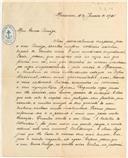 Carta de Gustave Gnex, exímio caçador da Zambézia, ao Primeiro-tenente Manoel Maria Sarmento Rodrigues. 