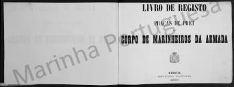 Registo de Matrícula das Praças de Pret. do Corpo de Marinheiros da Armada Real 8ª. Secção.