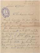 Carta de Jacinto Rodrigues Alferes ao Capitão do Porto de Quelimane, Manoel Maria Sarmento Rodrigues 