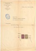 Recibo, emitido por M. Alves de San-Payo, em nome do Comandante Manoel Maria Sarmento Rodrigues 