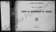 Registo de Matrícula das Praças de Pret. do Corpo de Marinheiros da Armada Real 11ª. Secção.