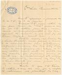 Carta de Ribeiro ao Capitão-tenente Manoel Maria Sarmento Rodrigues. 