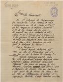 Carta de Arthur Meirim, Oficial das Alfândegas, ao Capitão do Porto do Chinde, Primeiro-tenente Manoel Maria Sarmento Rodrigues