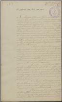 Ofício nº 8, da Nau “Vasco da Gama”, para António Araújo de Azevedo, referente às expedições para o Brasil.