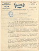 Carta de Garcez a Manoel Maria Sarmento Rodrigues