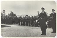 Visita do Presidente da República, Almirante Américo Deus Rodrigues Thomaz (Américo Deus Rodrigues Tomás) à Escola Naval.

