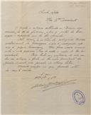 Carta de António Guedes ao Capitão do Porto de Quelimane, Manoel Maria Sarmento Rodrigues
