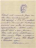 Carta do Capitão-de-mar-e-guerra Fernando Fábio Teixeira Diniz ao Comandante Manoel Maria Sarmento Rodrigues